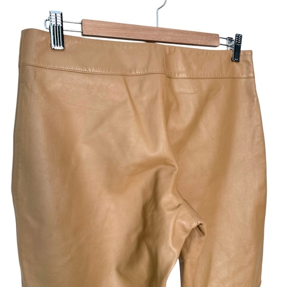 Old Navy Vintage Y2K Tan Leather Pants Size 6 - Picture 6 of 11